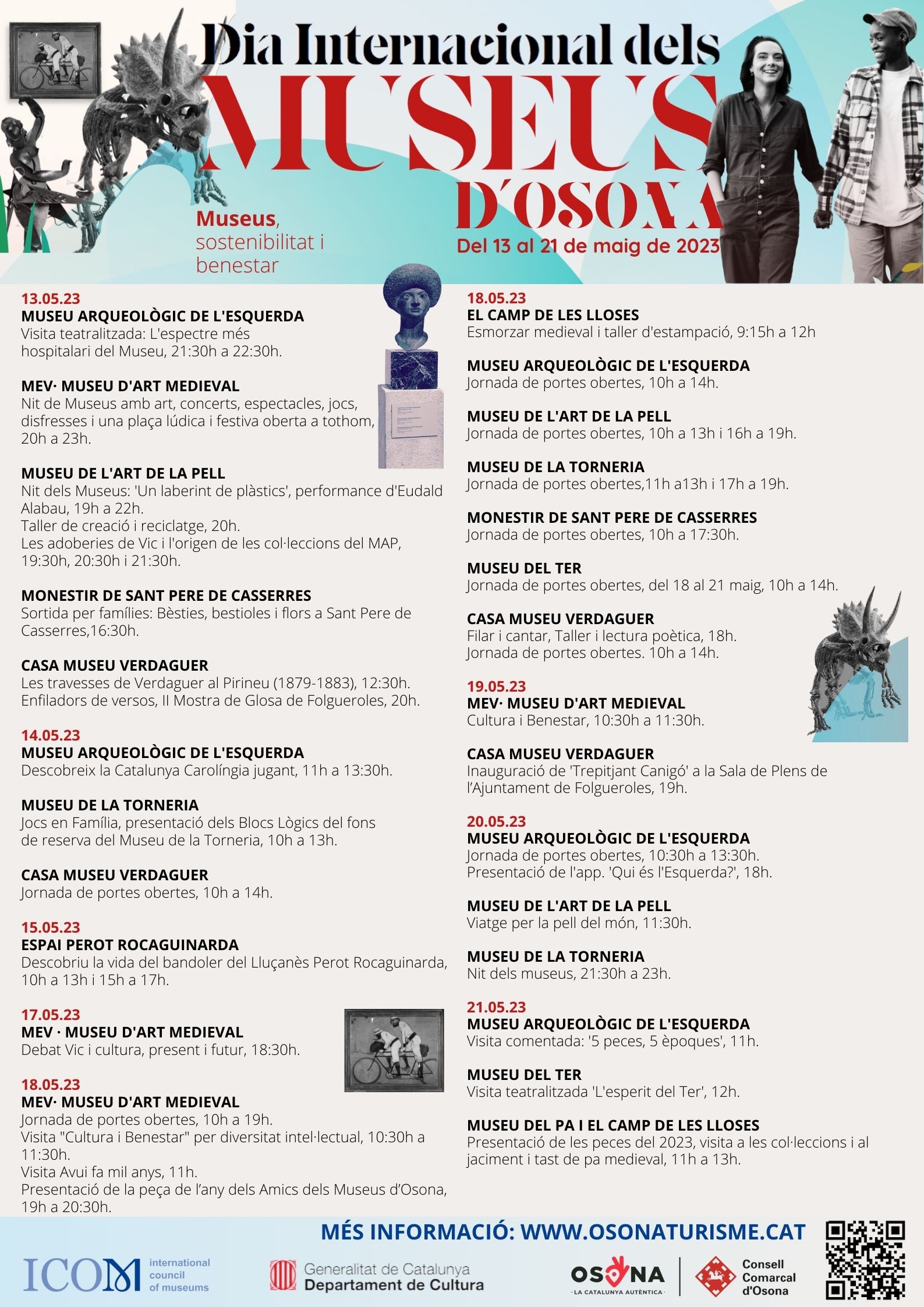 Cartell Dia internacional dels Museus d'Osona 2023